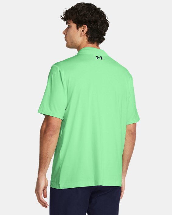 Polo UA Performance 3.0 pour homme, Green, pdpMainDesktop image number 1